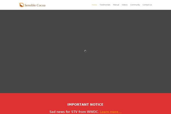 Site using Testimonials-showcase plugin