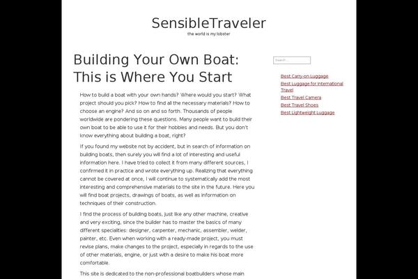 SimplifiedBlog theme site design template sample