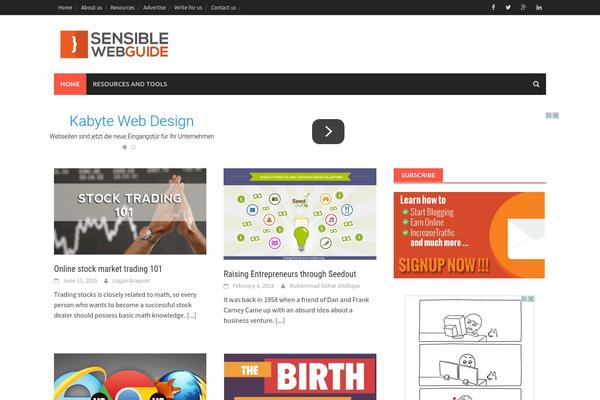 sensiblewebguide.com site used Awaken