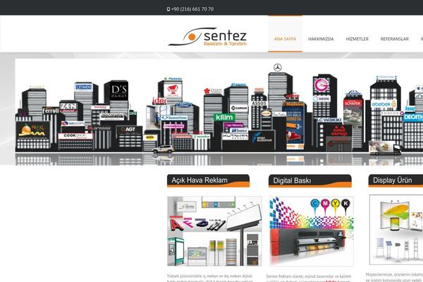 Athena theme site design template sample