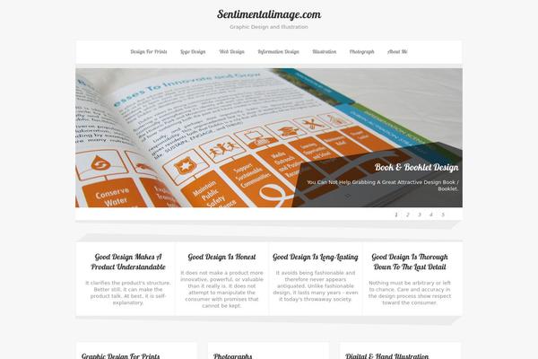Zenon Lite theme site design template sample