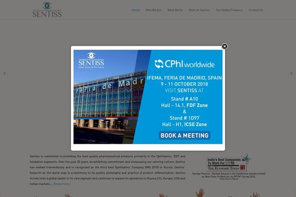 Strata theme site design template sample