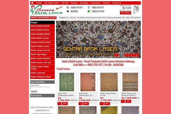 Minimarket theme site design template sample