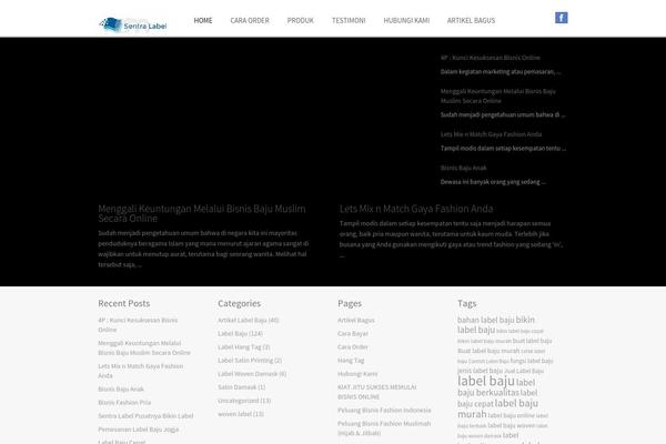 Feather theme site design template sample