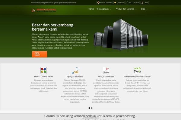 sentralhosting.com site used myHosting