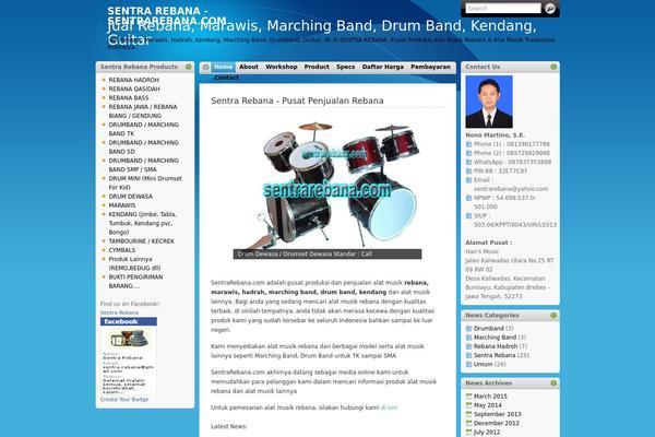 sentrarebana.com site used I3theme-1-3