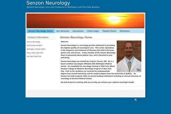 Panorama theme site design template sample