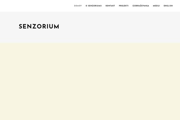 Cinerama theme site design template sample