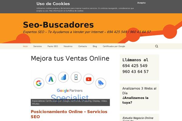 Site using Google Analytics y la ley de Cookies plugin