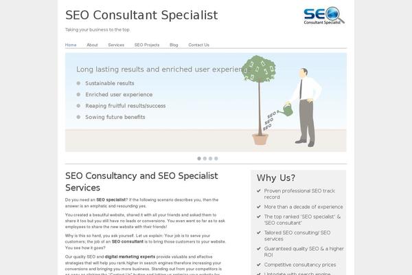 Seo theme site design template sample