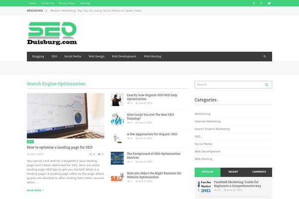 NEUE theme site design template sample