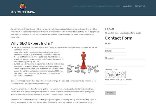 Site using Contact Form to Email plugin
