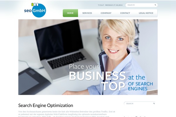 seo-gmbh.com site used Theme13