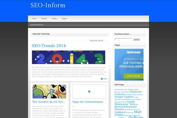 Simplism theme site design template sample