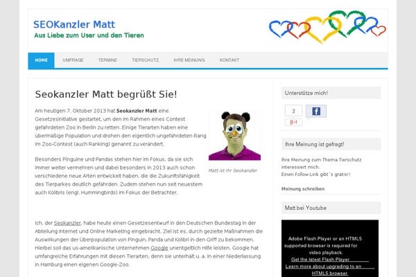 Iconic One theme site design template sample