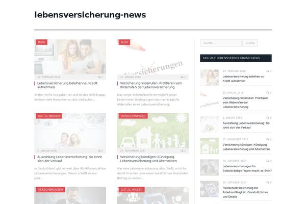 SmartMag theme site design template sample