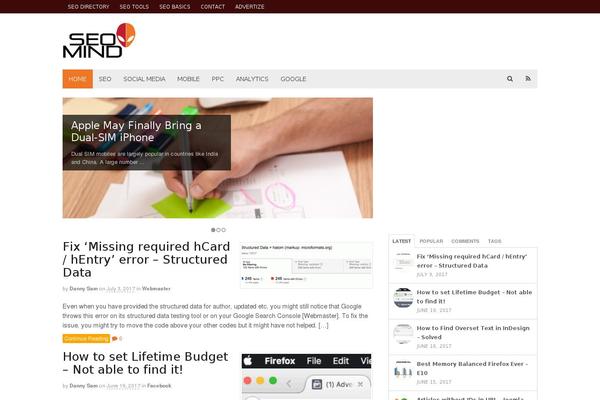 seo-mind.com site used Internet-marketing