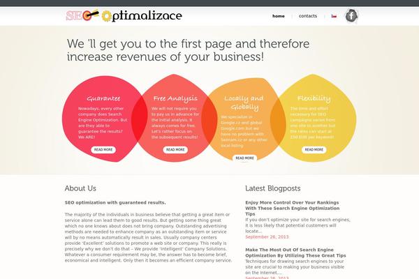 seo-optimalizace.biz site used Theme1339