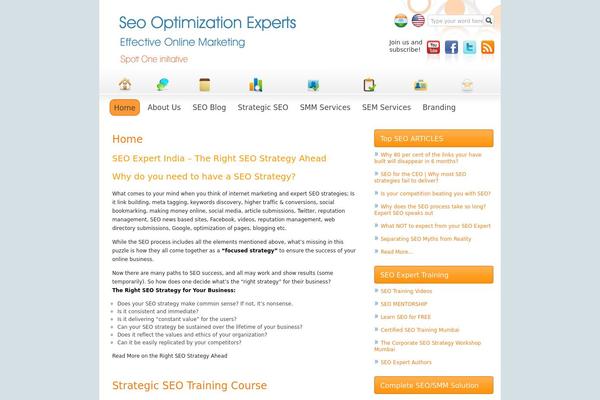 Seo theme site design template sample