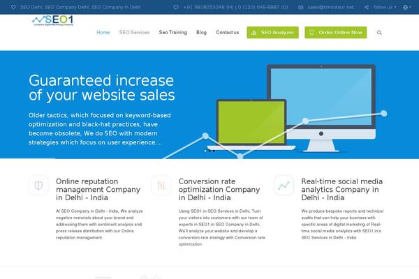 Alexandria theme site design template sample