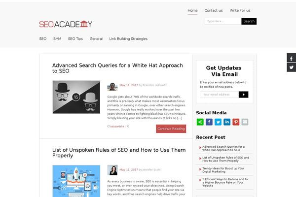 Site using Helios Solutions Social Media Buttons plugin