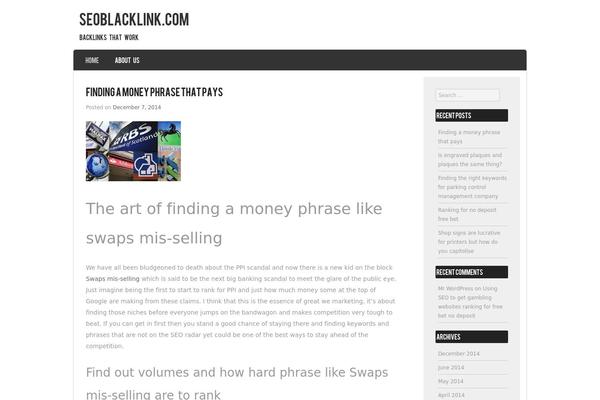 Striker theme site design template sample