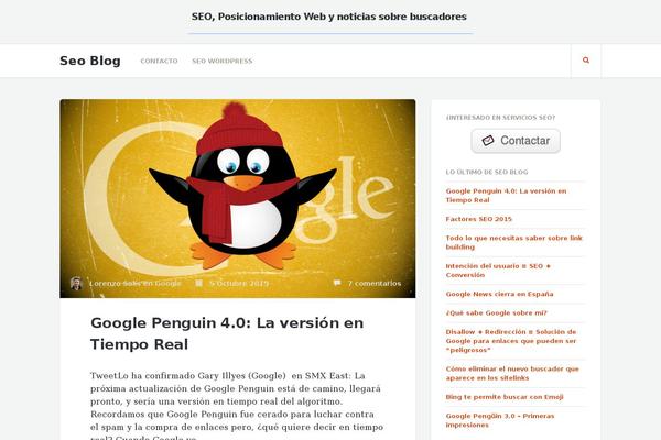 Readable theme site design template sample