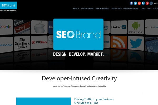 seobrand.com site used Avada Child Theme