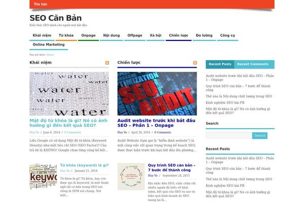 MesoColumn theme site design template sample