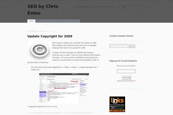 simpleX theme site design template sample