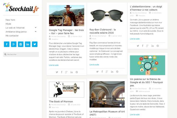 Smoothie theme site design template sample