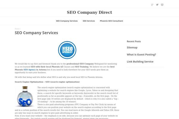 Beep! theme site design template sample
