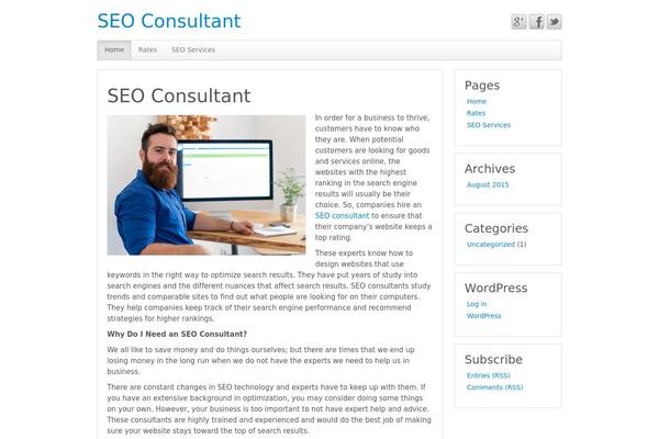 CyberChimps Pro theme site design template sample