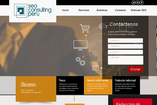 Seo theme site design template sample