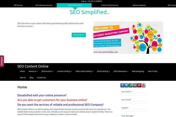 Site using Floating Social Media Icon plugin