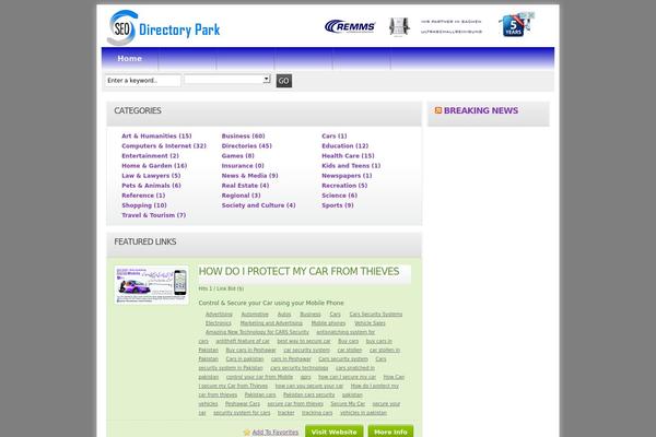 seodirpark.com site used Directorypress