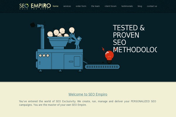 Optima theme site design template sample