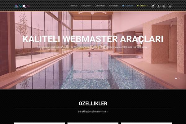 Onepage theme site design template sample