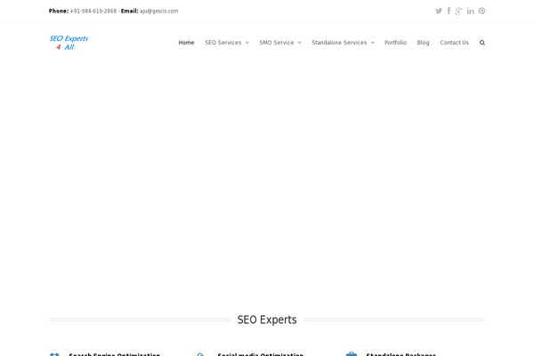 Total theme site design template sample
