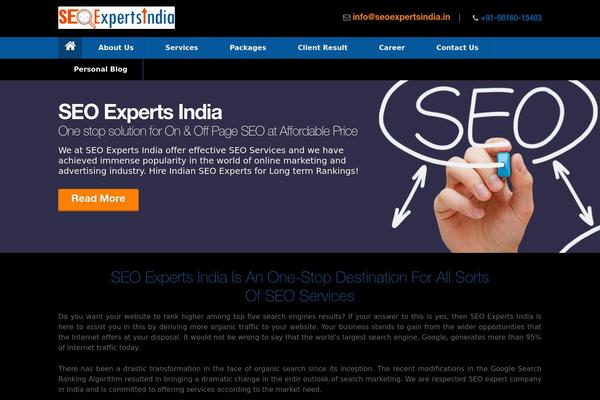 Seo theme site design template sample