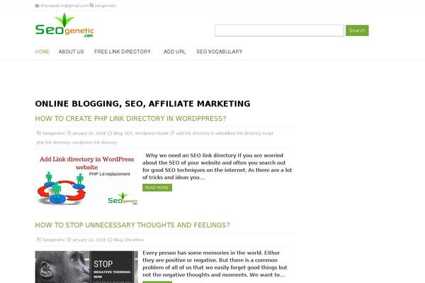 NatureSpace theme site design template sample