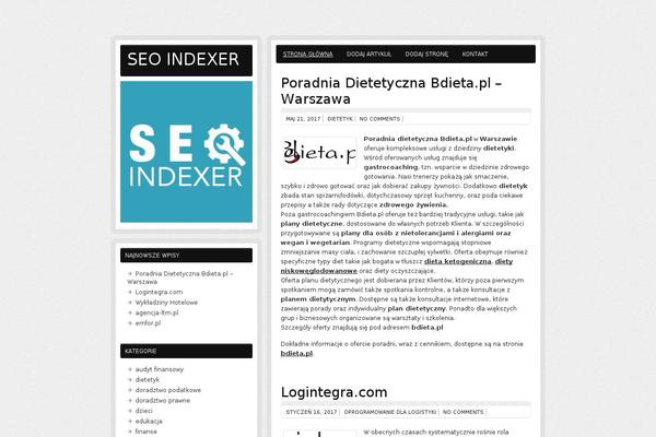 zeeBizzCard theme site design template sample