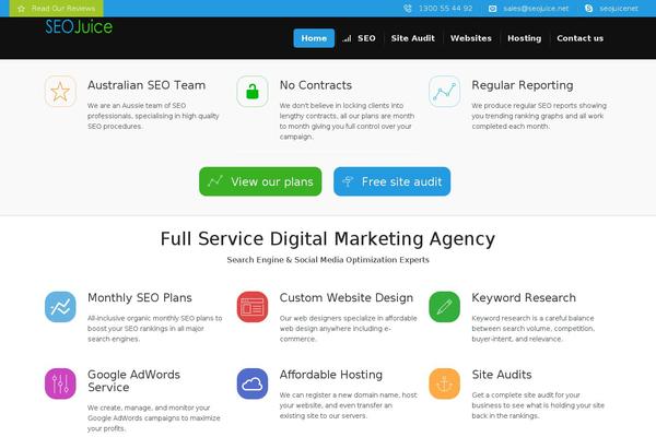 SEOWP theme site design template sample