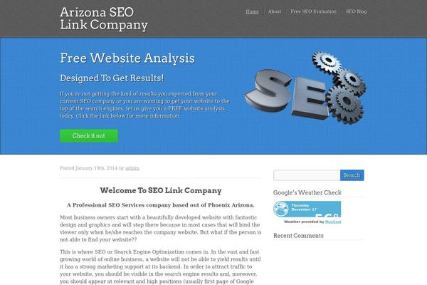 Kore theme site design template sample