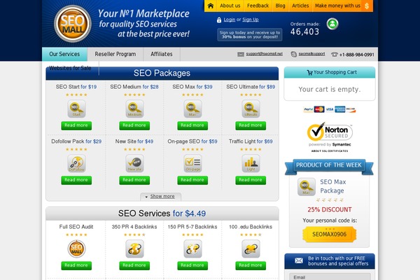 Site using Cart66 plugin