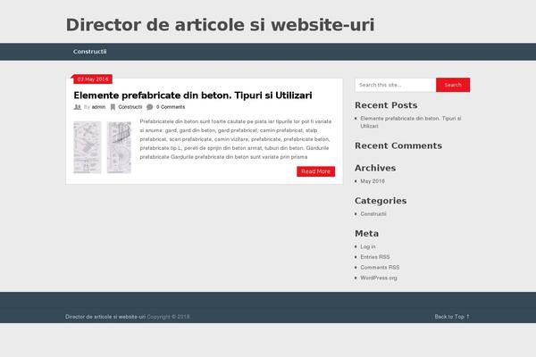 Ribbon theme site design template sample