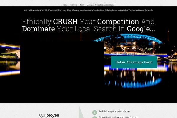 Ignition theme site design template sample