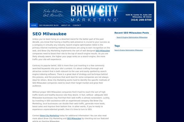 Prose theme site design template sample