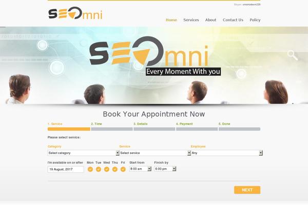 Site using Appointment-booking plugin