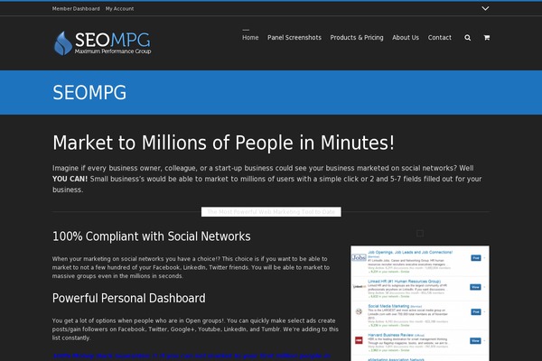 Site using G1-social-icons plugin